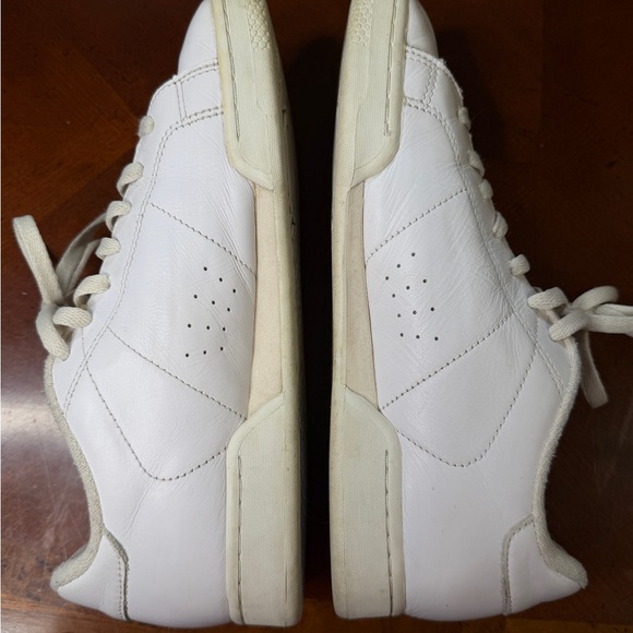jjjound X Reebok White Leather Sneakers with Beige Laces